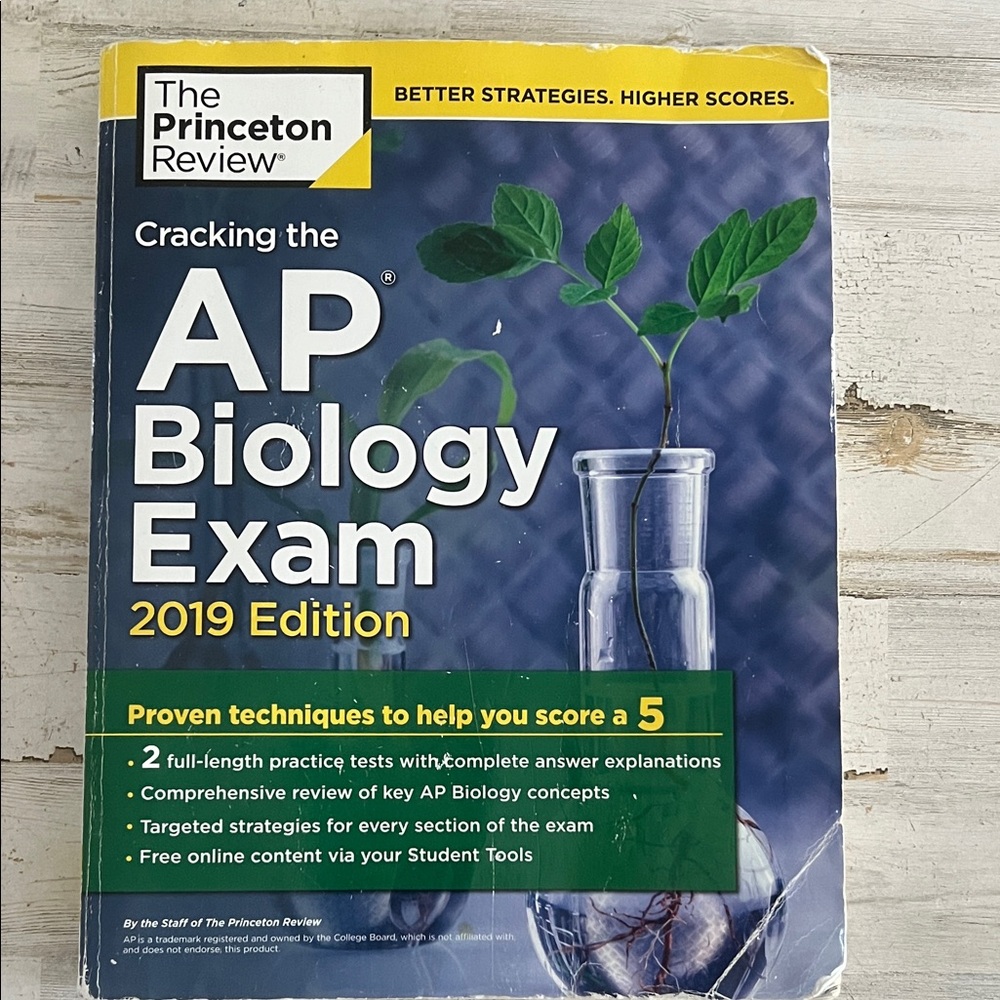 The Princeton Review AP Biology Exam Book 2019 Edition